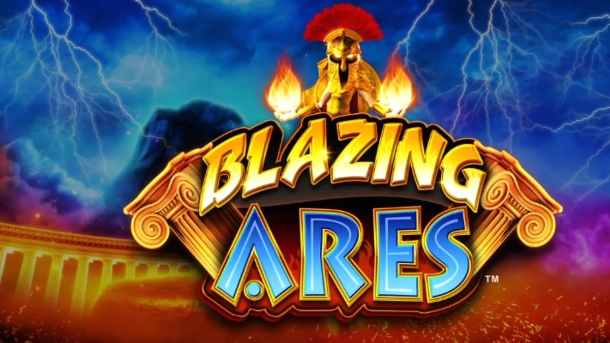 Blazing Ares স্লট গেমের গ্রিক যুদ্ধের থিম এবং আগুনের আবহ